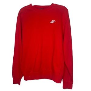Nike Long Sleeve Red Crewneck